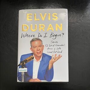 Where Do I Begin? Hardcover Book by Elvis Duran